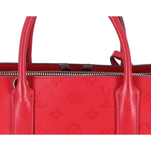 Louis Vuitton Monogram MM Very Line Tote Bag M43542 Ruby Red - Picture 9 of 17